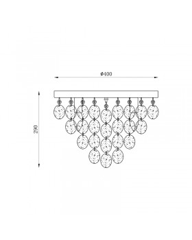 Потолочная люстра Zumaline PARDO 18365L-foto3