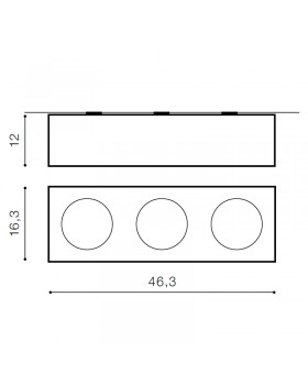 Накладной светильник Azzardo Paulo 3 12V AZ1263-foto2