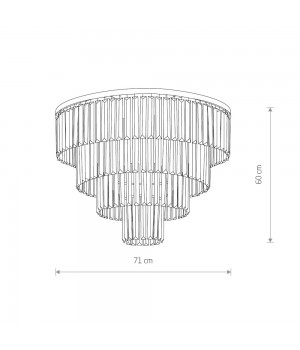 Потолочная люстра Nowodvorski Cristal L 7630-foto3