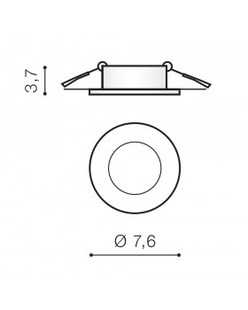 Встраиваемый светильник Azzardo Ivo AZ0759-foto2