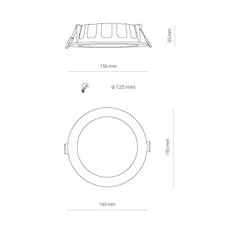 Встраиваемый светильник Nowodvorski Kos Led 8778-foto6