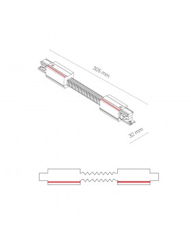 Коннектор прямой гибкий Nowodvorski Ctls Power 8698