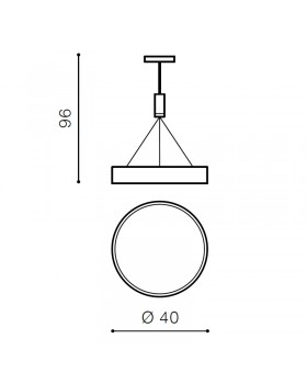 Подвесной светильник Azzardo Monza R pendant 40 AZ2570-foto3