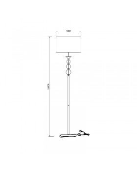 Торшер Zumaline REA RLL93163-1W-foto2