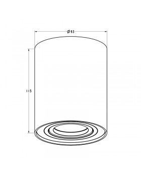 Потолочный светильник Zumaline RONDOC 20038-BK-foto2