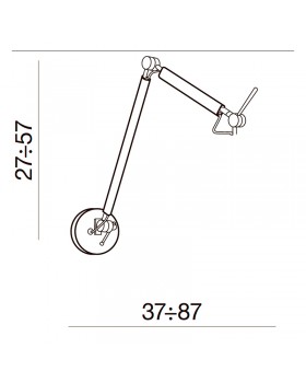 Основание настенного светильника Azzardo Zyta AZ1844-foto2