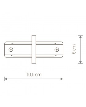 Коннектор прямой Nowodvorski Profile Recessed 8968-foto2