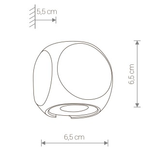 Уличный настенный светодиодный светильник Nowodvorski Argos 9114-foto2