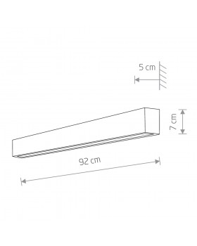Настенный светильник Nowodvorski Straight Wall LED M 7561-foto2