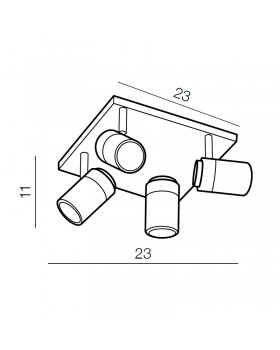 Спот Azzardo Noemie 4 AZ2557-foto3