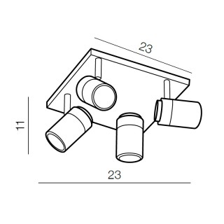 Спот Azzardo Noemie 4 AZ2557-foto3