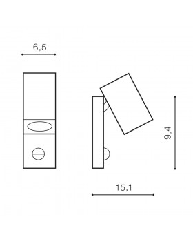 Настенный светильник Azzardo Goran Sensor AZ4695-foto2