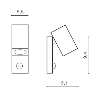 Настенный светильник Azzardo Goran Sensor AZ4695-foto2