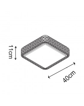Потолочная люстра Zumaline MOA CL15068SQ-D40-foto2