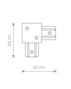 Коннектор L-образный Nowodvorski Profile Recessed 8971-foto2