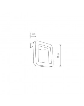 Уличный настенный светодиодный светильник Nowodvorski Thika Led 9121-foto2