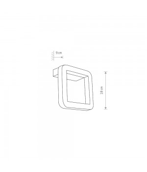 Уличный настенный светодиодный светильник Nowodvorski Thika Led 9121-foto2