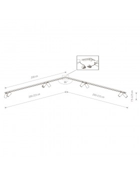 Спот Nowodvorski Mono Corner 2x200 7697-foto2