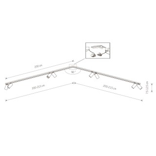 Спот Nowodvorski Mono Corner 2x200 7697-foto2