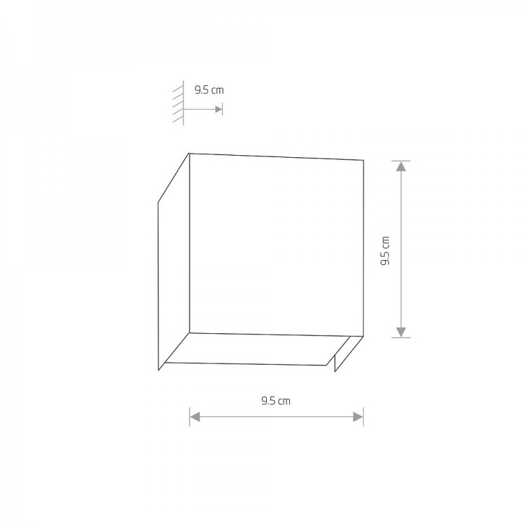 Настенный светильник Nowodvorski Cube 5266