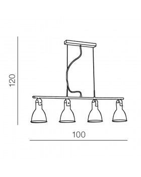 Подвесной светильник Azzardo Tessio 4 AZ1282-foto3