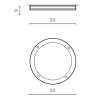 Потолочный светильник Azzardo Fano R AZ4785