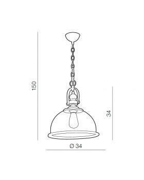 Подвесная люстра Azzardo Clare AZ1656-foto2