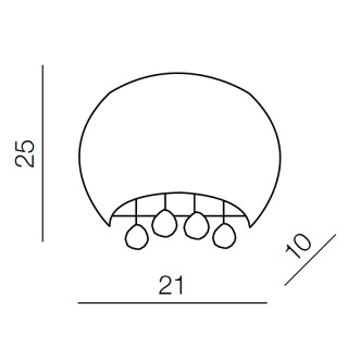Настенный светильник Azzardo Caldo wall AZ1004-foto2