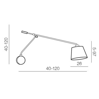 Основание настенного светильника Azzardo Sevilla AZ2610-foto4