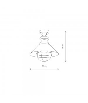 Потолочный cветильник Nowodvorski Garret 9247-foto2