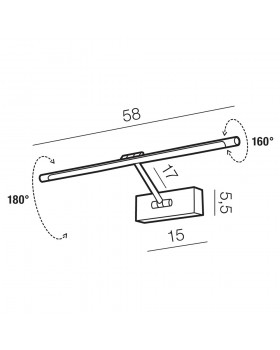 Подсветка для картин Azzardo Davinci 58 AZ4263-foto3