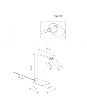 Настольная лампа Nowodvorski Mono 7716-foto2