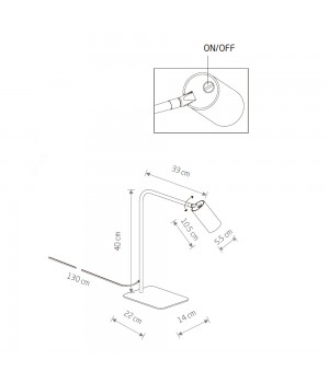 Настольная лампа Nowodvorski Mono 7703-foto2