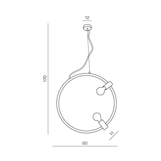 Подвесная люстра Azzardo Orsola AZ3353-foto2