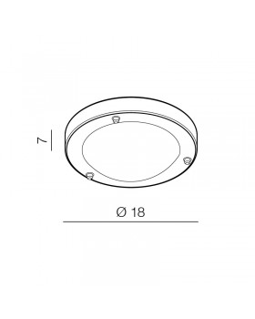 Накладной светильник Azzardo Umbra 18 AZ1596-foto2