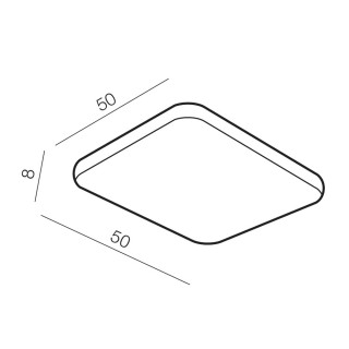 Накладной светильник Azzardo Quadro 50 LED CCT AZ2758-foto3