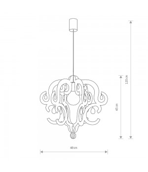 Подвесная люстра Nowodvorski Katerina 5208-foto2