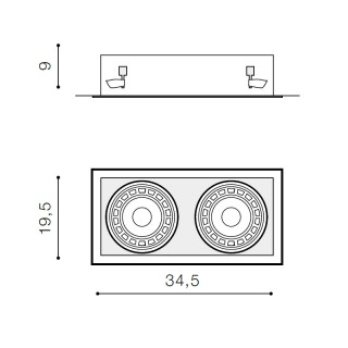 Встраиваемый светильник Azzardo Nova 2 AZ2877-foto2
