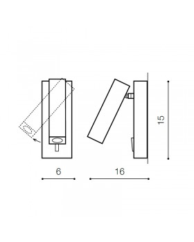 Настенный светильник Azzardo Angus AZ2445-foto2