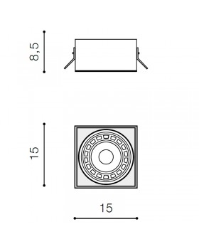 Встраиваемый светильник Azzardo Nova GIPs AZ2872-foto3