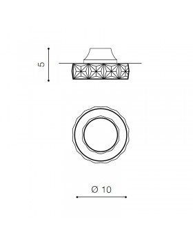 Встраиваемый светильник Azzardo Ester 1 AZ1450-foto2