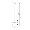 Подвесной светильник Zumaline CRYSTAL P0076-01A-F4FZ