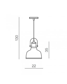 Подвесной светильник Azzardo Darling 1 AZ2143-foto2