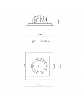 Встраиваемый светильник Nowodvorski Dia Led 8722-foto7