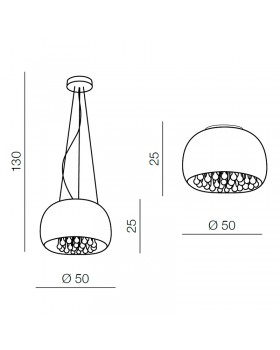 Подвесная люстра Azzardo Burn 2 pendant/top AZ0700-foto2
