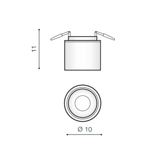 Накладной светильник Azzardo Costa Spot AZ2705-foto2