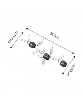 Потолочный светильник Zumaline GUARAN G916006-3S-foto2
