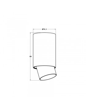 Потолочный светильник Zumaline SCOPE 1 ACGU10-144-foto2