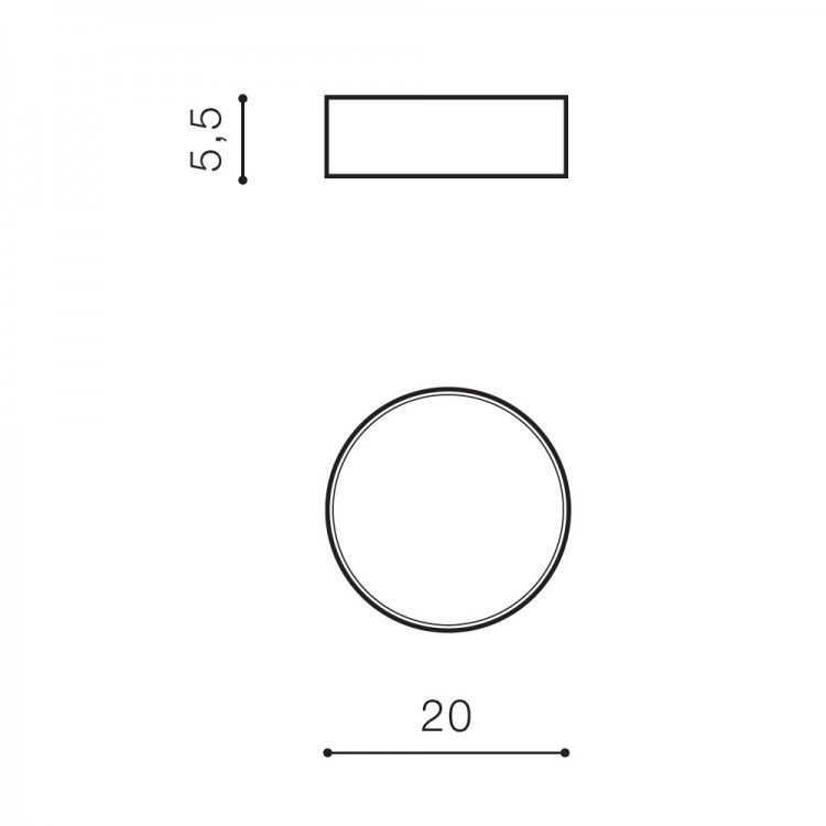 Потолочный светильник Azzardo Casper Round AZ4492