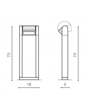 Уличный светильник Azzardo Frame 70 AZ4305-foto4